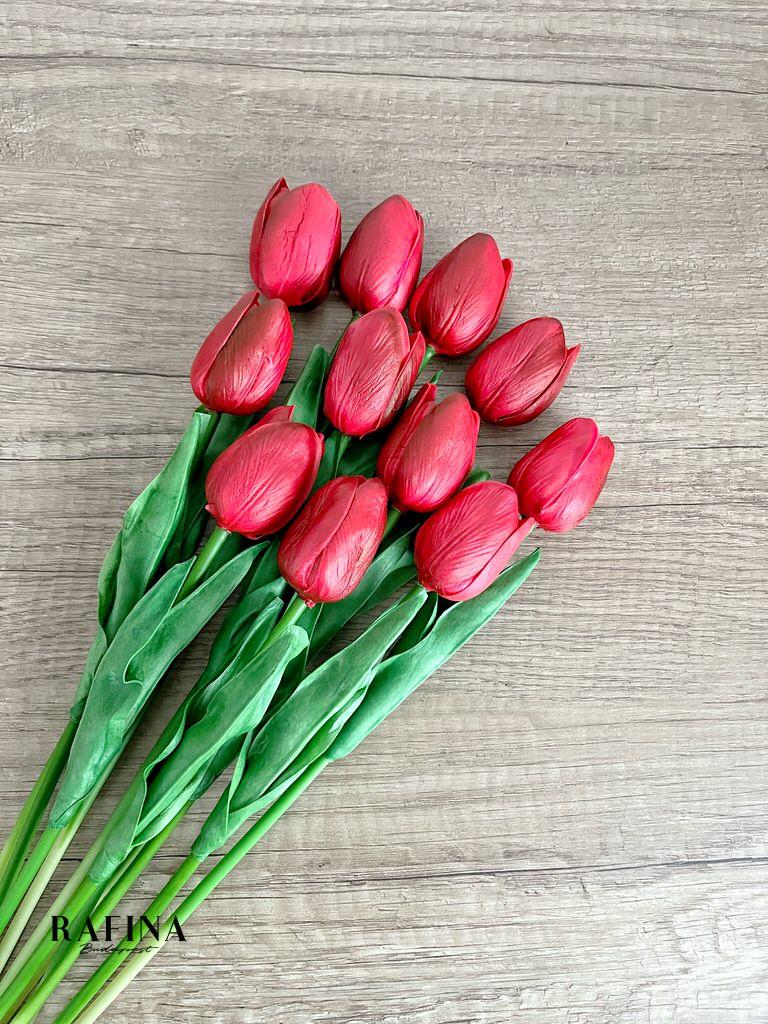 Gumi tulipán piros 1 szál 1
