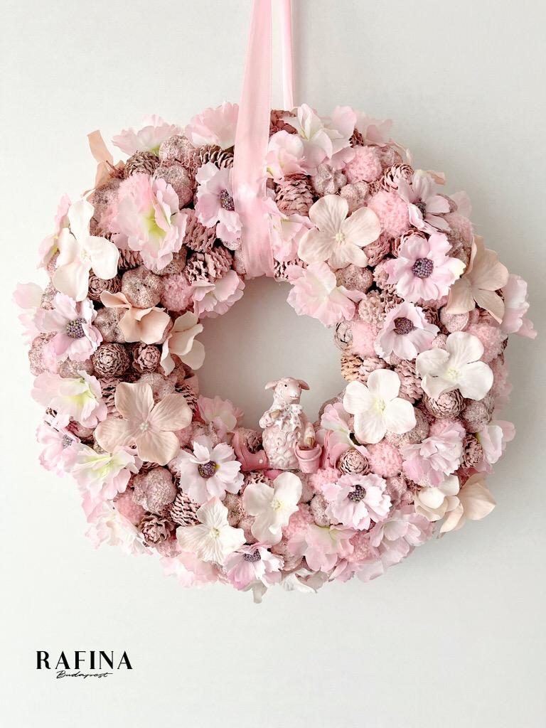 Pink kopogtató barikával, 32 cm 1